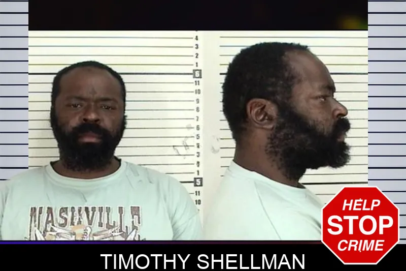 Timothy Shellman mugshot