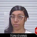 Toni Evans mugshot