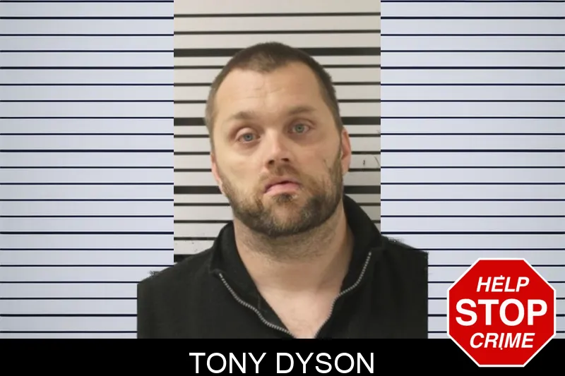 Tony Dyson mugshot
