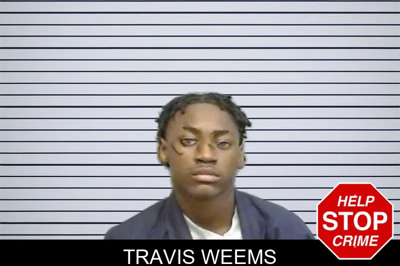 Travis Weems mugshot
