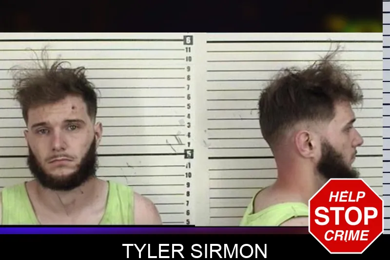 Tyler Sirmon mugshot