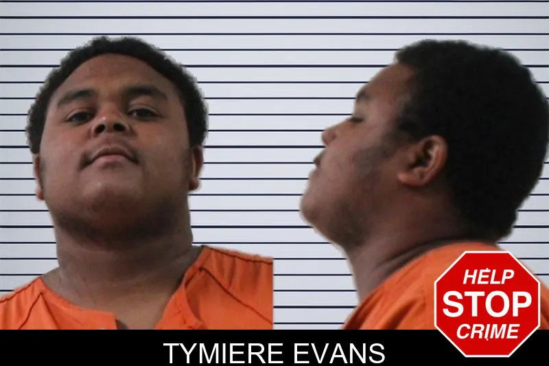 Tymiere Evans mugshot