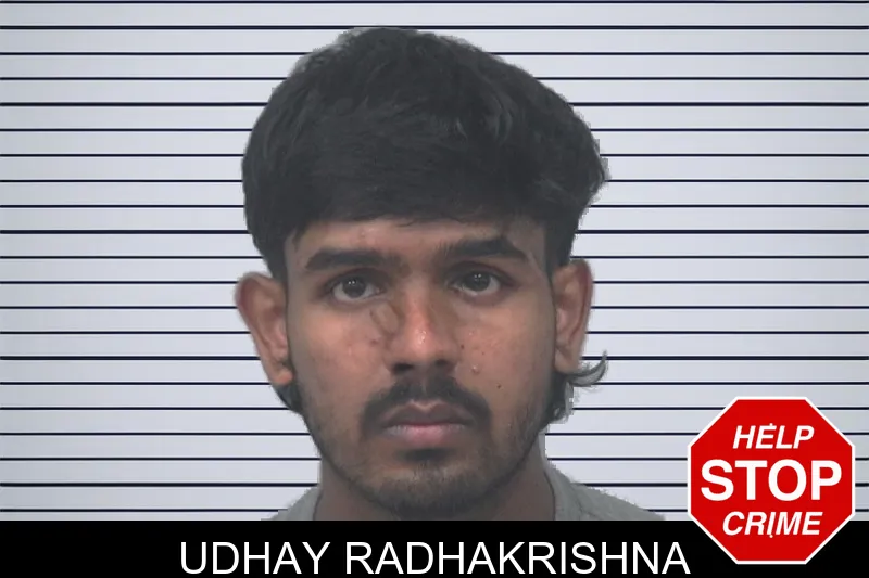 Udhay Radhakrishna mugshot