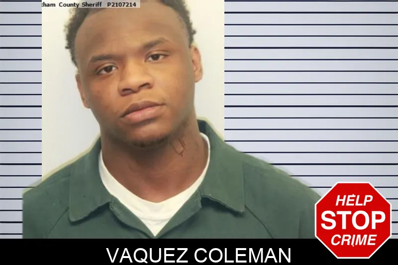 Vaquez Coleman mugshot