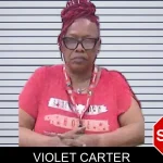 Violet Carter mugshot