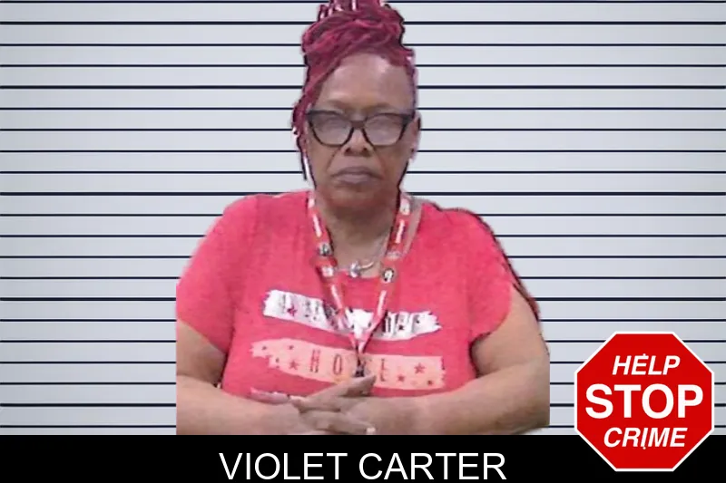 Violet Carter mugshot