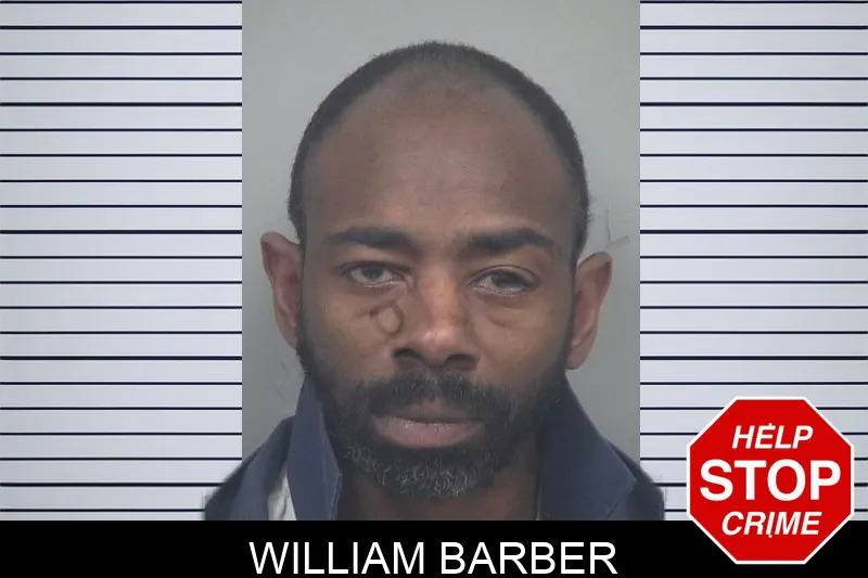 William Barber mugshot
