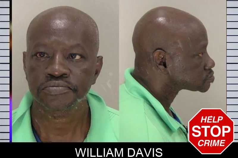 William Davis mugshot
