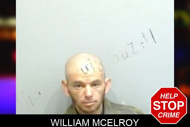 William McElroy mugshot