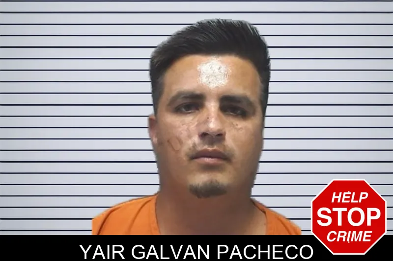 Yair Galvan Pacheco mugshot