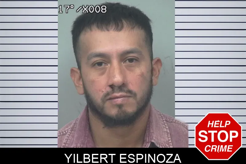 Yilbert Espinoza mugshot