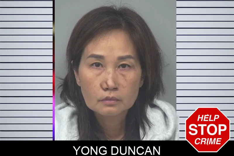 Yong Duncan mugshot