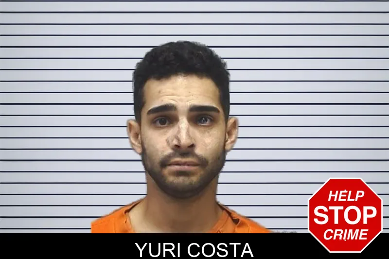 Yuri Costa mugshot