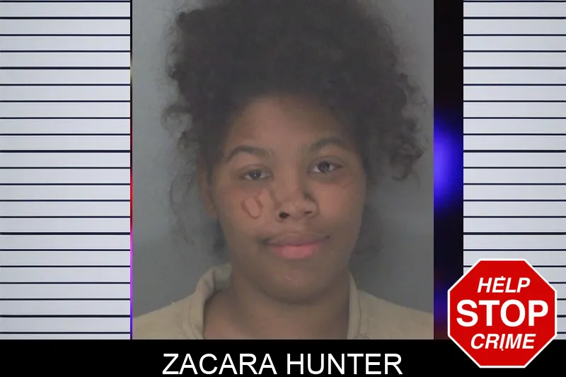 Zacara Hunter mugshot