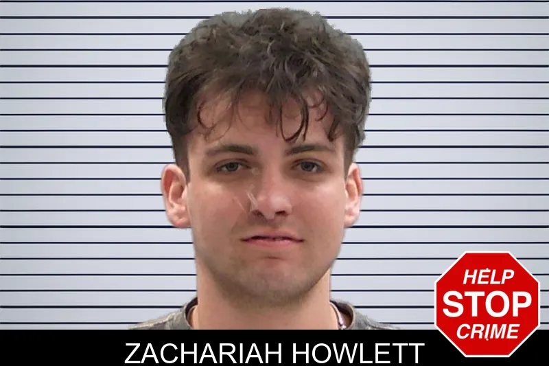 Zachariah Howlett mugshot