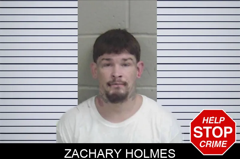 Zachary Holmes mugshot
