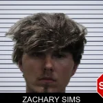 Zachary Sims mugshot