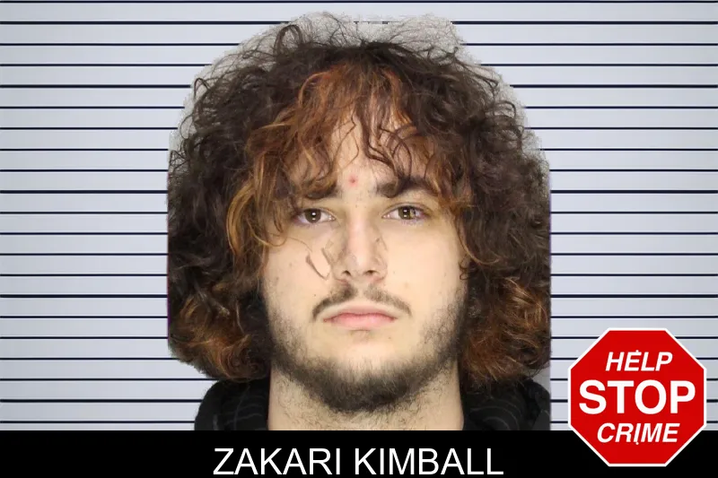 Zakari Kimball mugshot