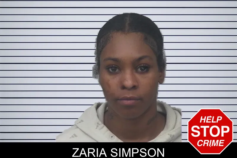 Zaria Simpson mugshot