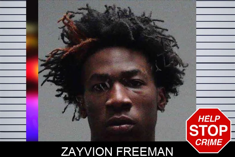 Zayvion Freeman mugshot