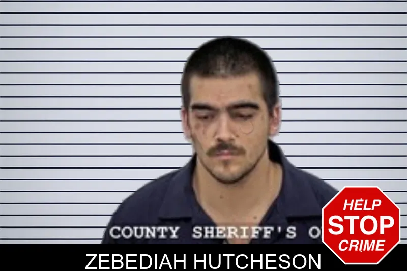 Zebediah Hutcheson mugshot