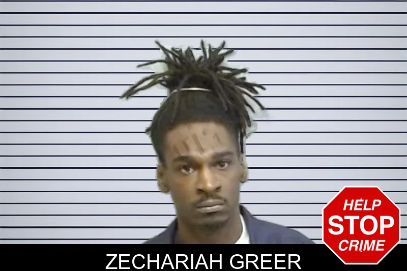 Zechariah Greer mugshot