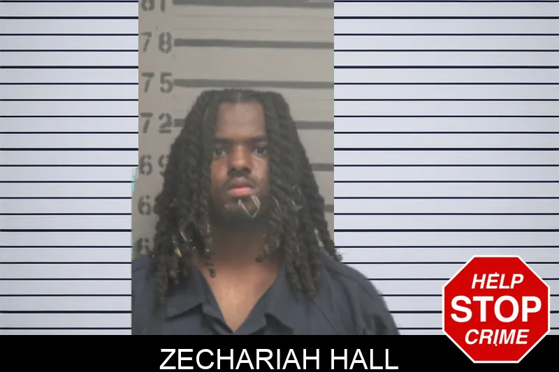 Zechariah Hall mugshot