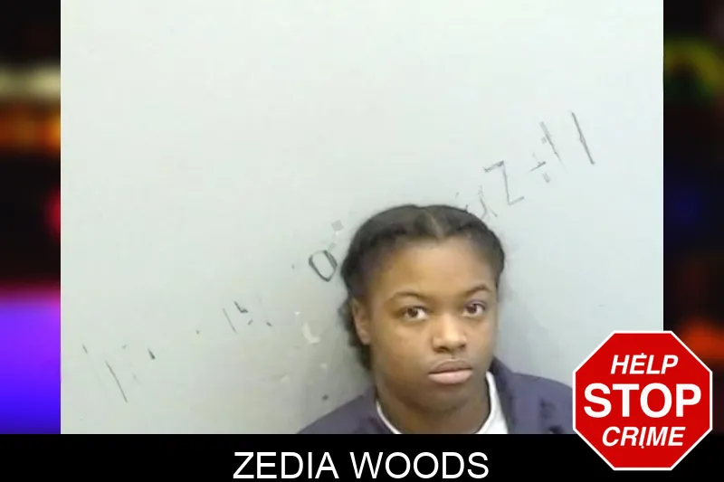 Zedia Woods mugshot