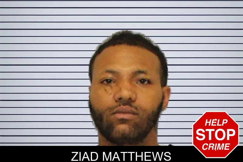 Ziad Matthews mugshot