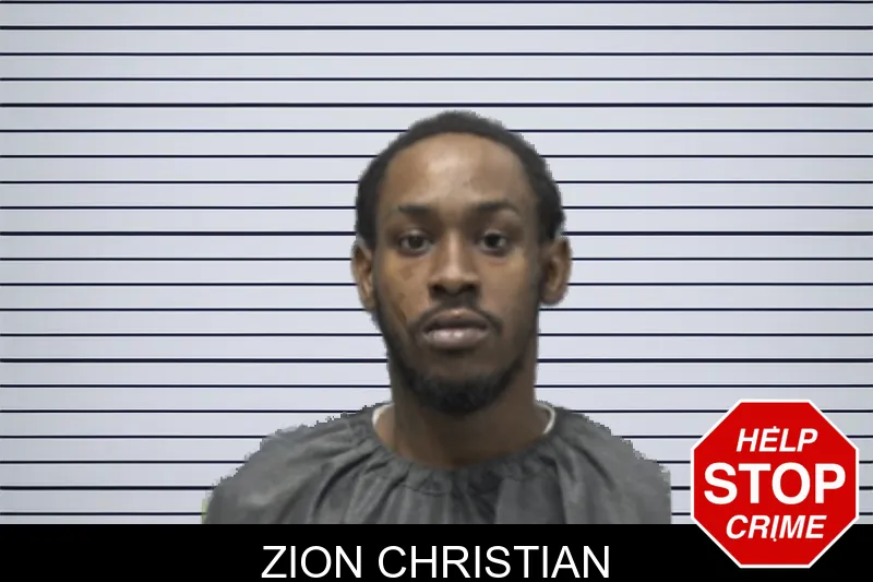Zion Christian mugshot