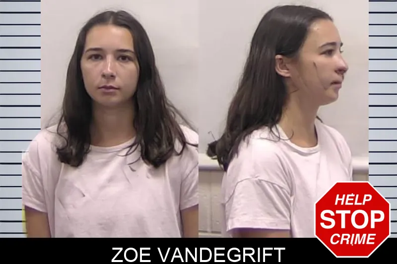 Zoe Vandegrift mugshot