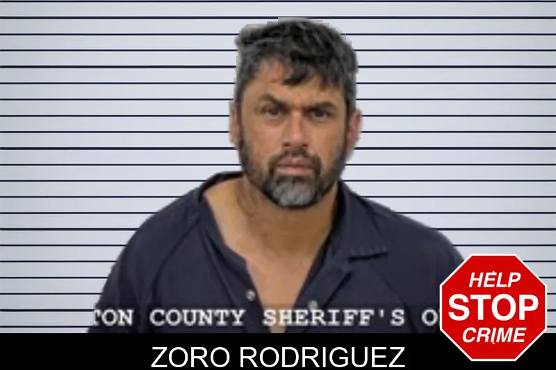 Zoro Rodriguez mugshot