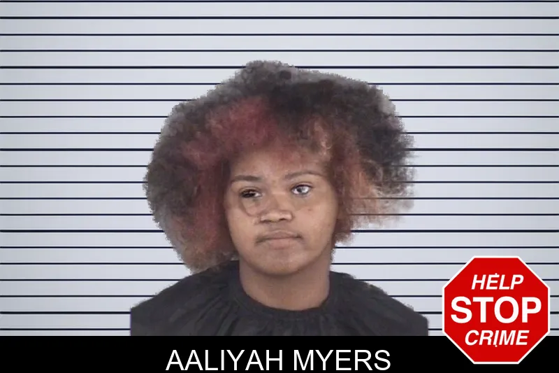 Aaliyah Myers mugshot