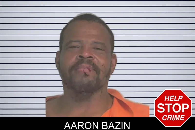 Aaron Bazin mugshot
