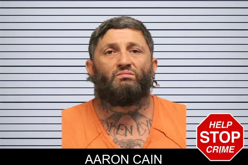 Aaron Cain mugshot