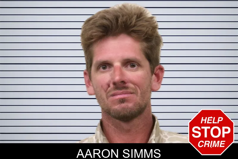 Aaron Simms mugshot