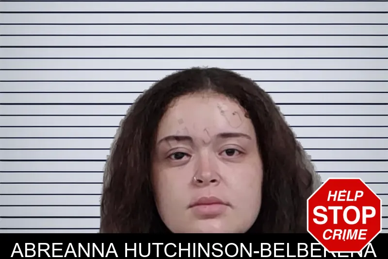 Abreanna Hutchinson-Belberena mugshot
