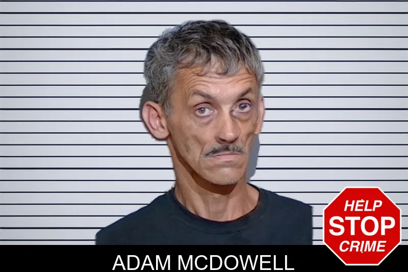 Adam McDowell mugshot