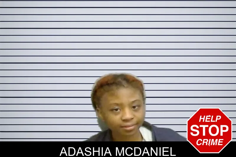 Adashia McDaniel mugshot