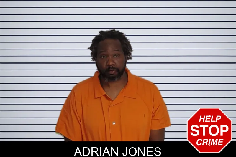 Adrian Jones mugshot