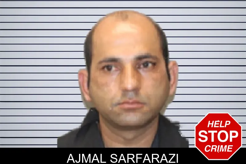 Ajmal Sarfarazi mugshot