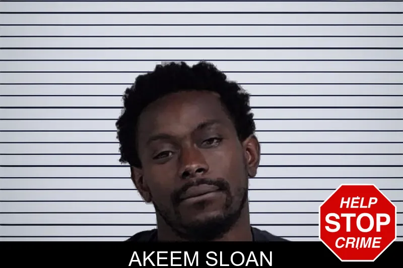 Akeem Sloan mugshot