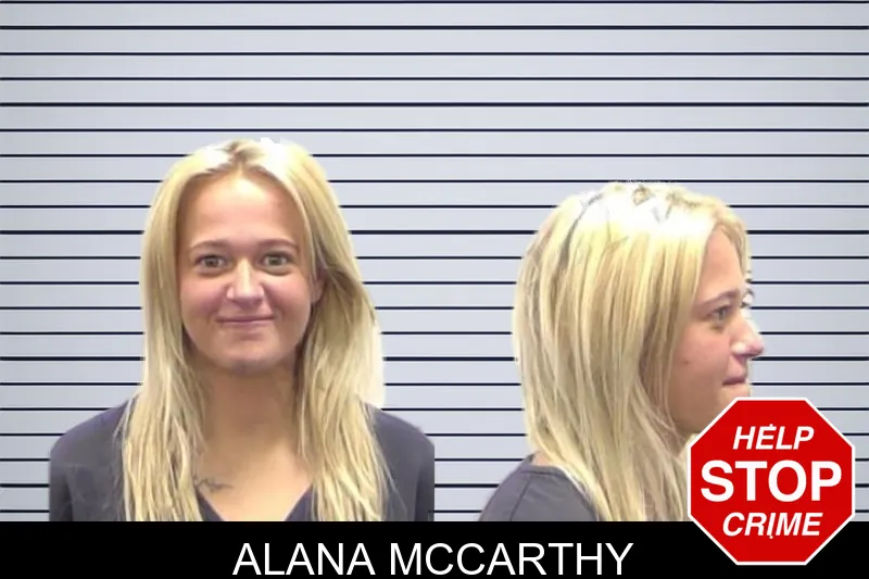 Alana McCarthy mugshot