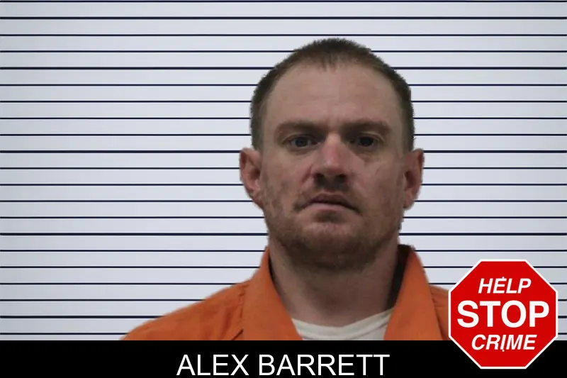 Alex Barrett mugshot