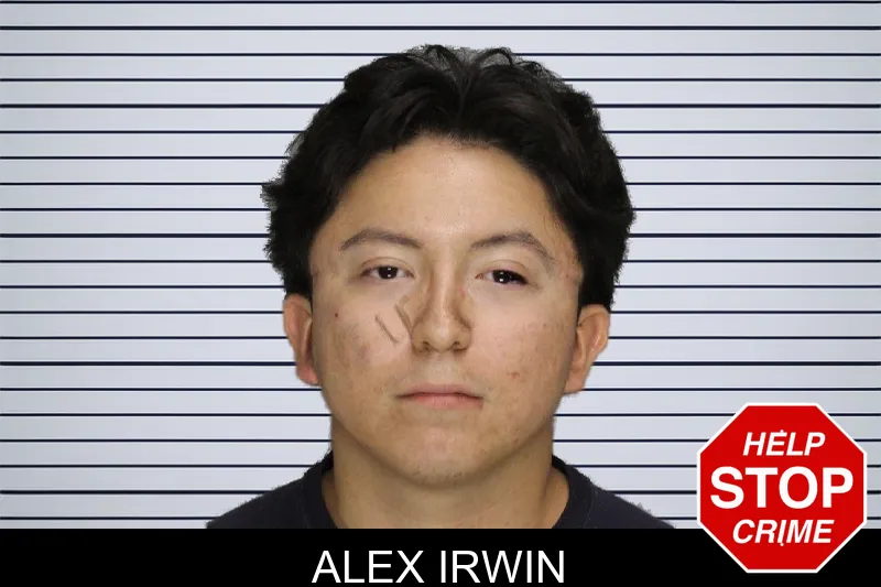 Alex Irwin mugshot