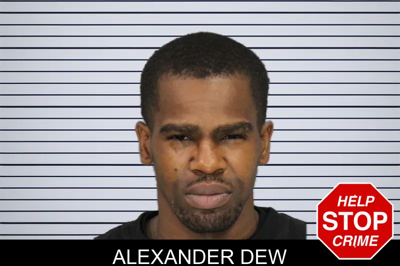 Alexander Dew mugshot