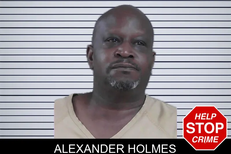 Alexander Holmes mugshot