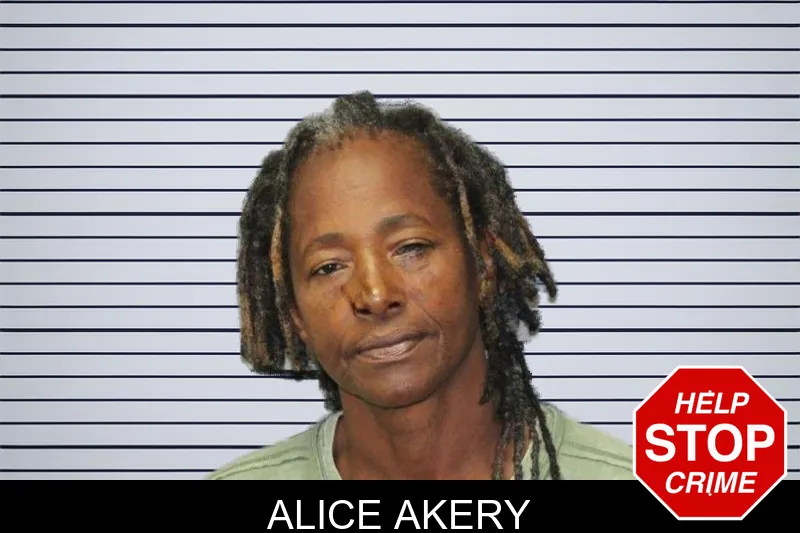 Alice Akery mugshot