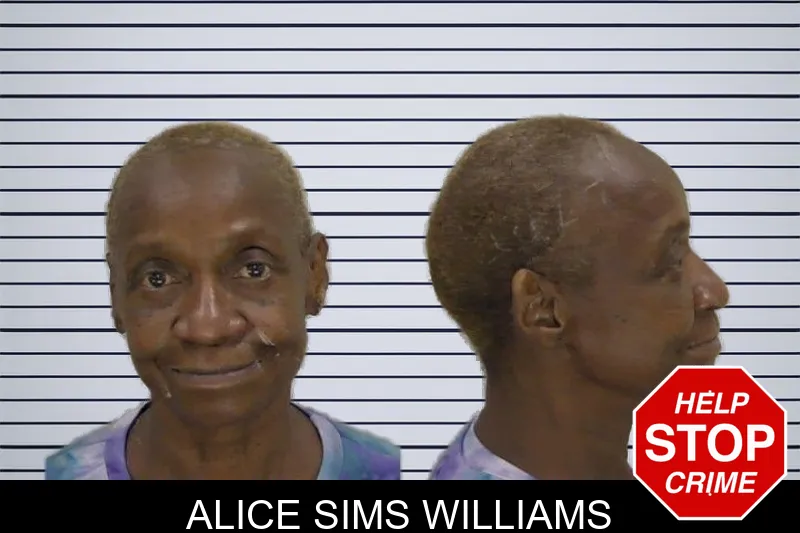 Alice Sims Williams mugshot