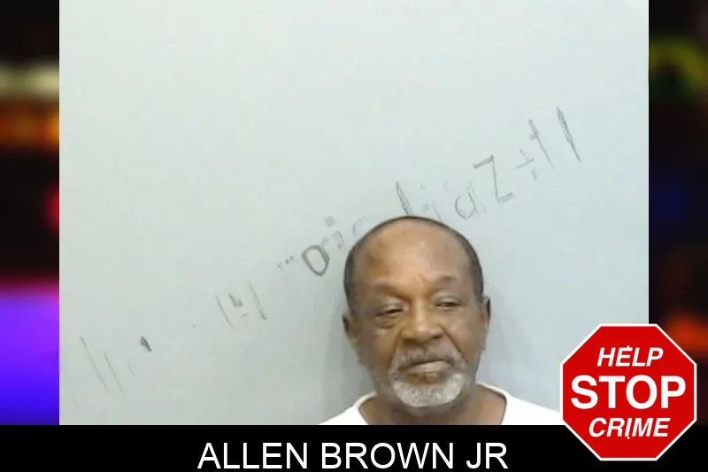 Allen Brown Jr mugshot